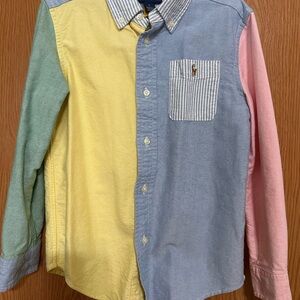 Polo by Ralph Lauren Pastel Colorblock Oxford Button-Down Shirt